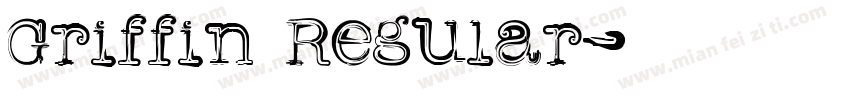 Griffin Regular字体转换